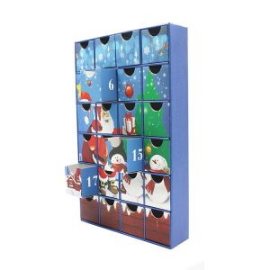 Empty Cardboard Advent Calendar Gift Box