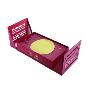 Chinese Style Red Laser Cutting Box