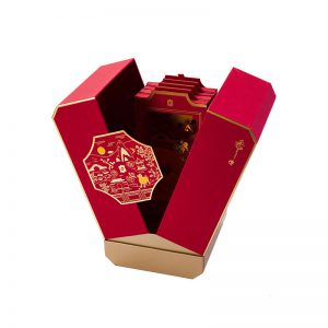 Chinese Style Double Door Liquor Gift Box