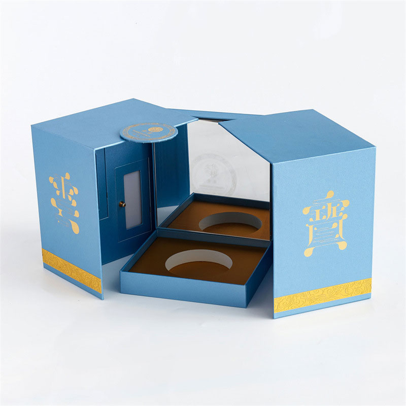 Unique Double Door Cosmetic Box with Mirror