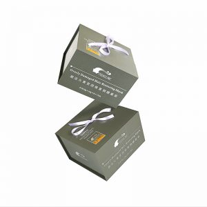 Ribbon Double Closure Watch Gift Box