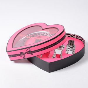 Custom Heart Shape Cosmetic Packaging Box