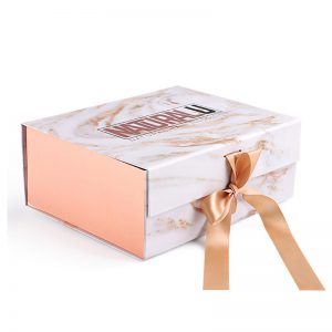 Pink Ribbon Custom Foldable Box