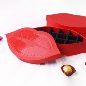 Creative Red Lip Shaped Gift Packaging Box