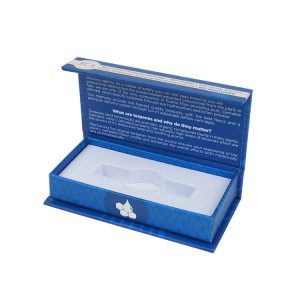 Blue Foldable Magnetic Cosmetic Box