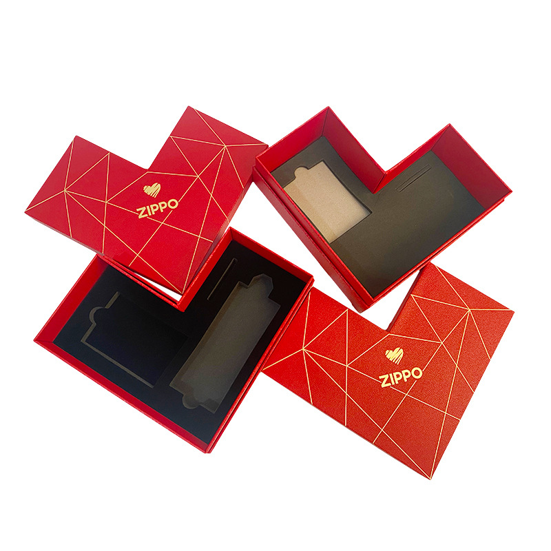Custom Red Heart Shaped Valentine’s Day Gift Boxes