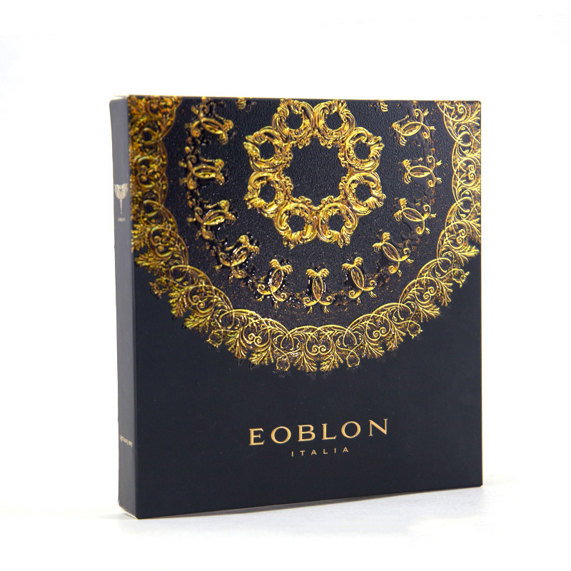 Custom Gold Stamping Emboss Facial Mask Packaging Box