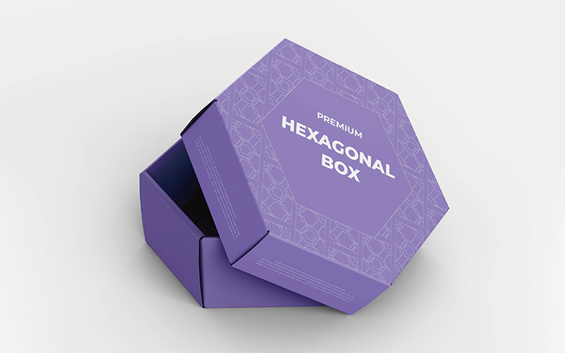 Corrugated Hexagon Paper Box
