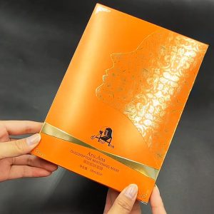 Yellow Color Sheet Mask Packaging Box