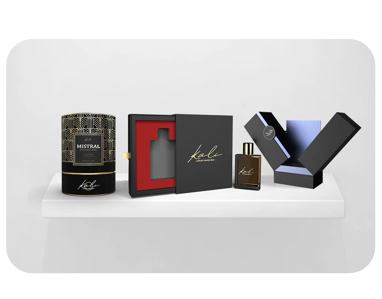 wholesale unique luxury perfume brand name gift box