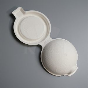 Custom Round Sugarcane Bagasse Molded Packaging