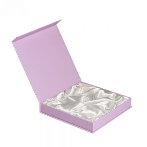 Custom Pink Magnetic Closure Hair Packaging Boxes
