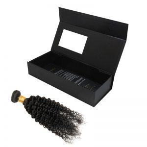 Magnetic Closure Hair Bundles Packaging Boxes