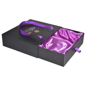Hair Extension and Wig Box with Drawer