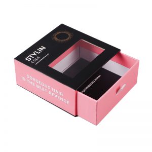 Gorgeous Drawer Style Hair Extension Packaging Boxes
