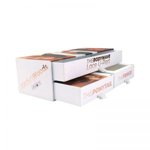 Double Drawer Hair Product Gift Packaging Boxes