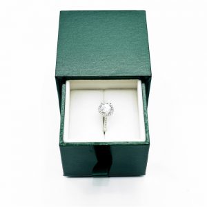Green Slide Out Ring Box