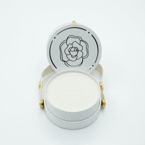 Round Wedding Ring Box With Handle