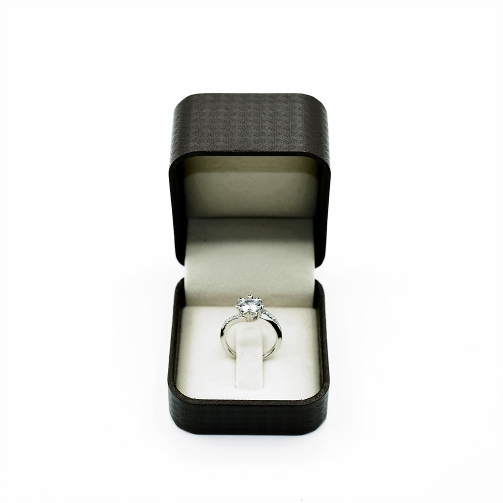 Black Square Engagement Ring Box