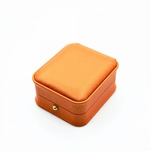Orange Jewelry Box With Lock