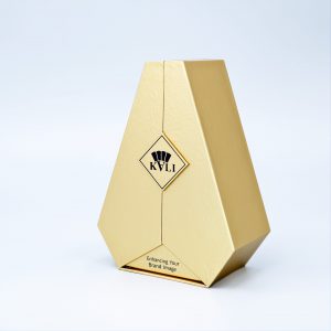 Golden Paper magnetic Open Perfume Box