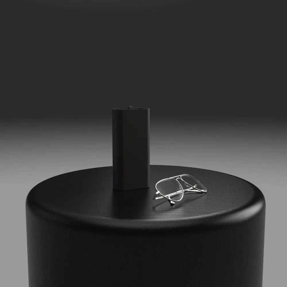 Wood eyeglasses container - minimalist design