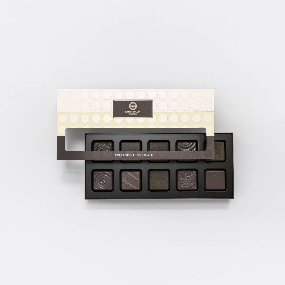 Classic Chocolate Paper Box With Window