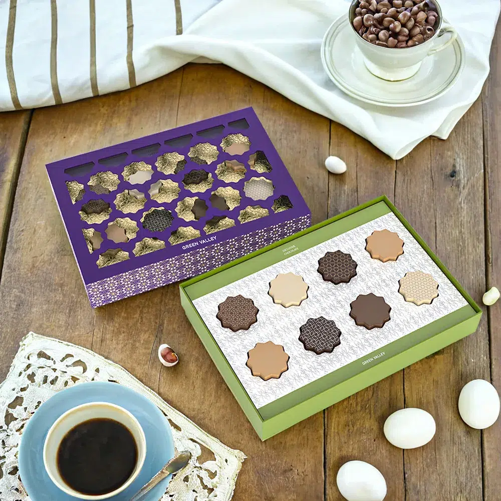 Special Pattern Lid And Base Chocolate Box