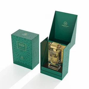 Green Magnetic Flip-top Perfume Box