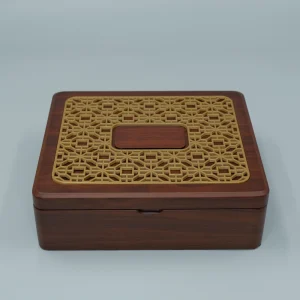 Elegant Wood Grain Mdf Box Gift Packaging