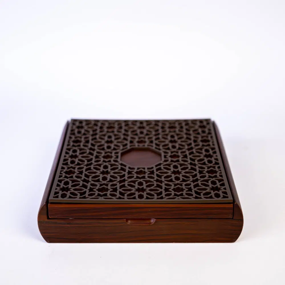 Engraved Flip-top Luxury MDF Wood Grain Gift Box