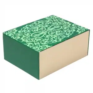Stylish Green MDF Box Double Door Open Box