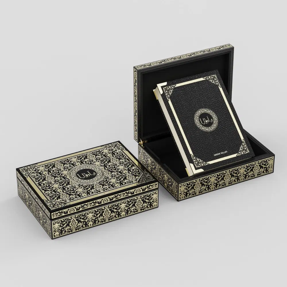 High-end Arab Style Black Mdf Gift Box