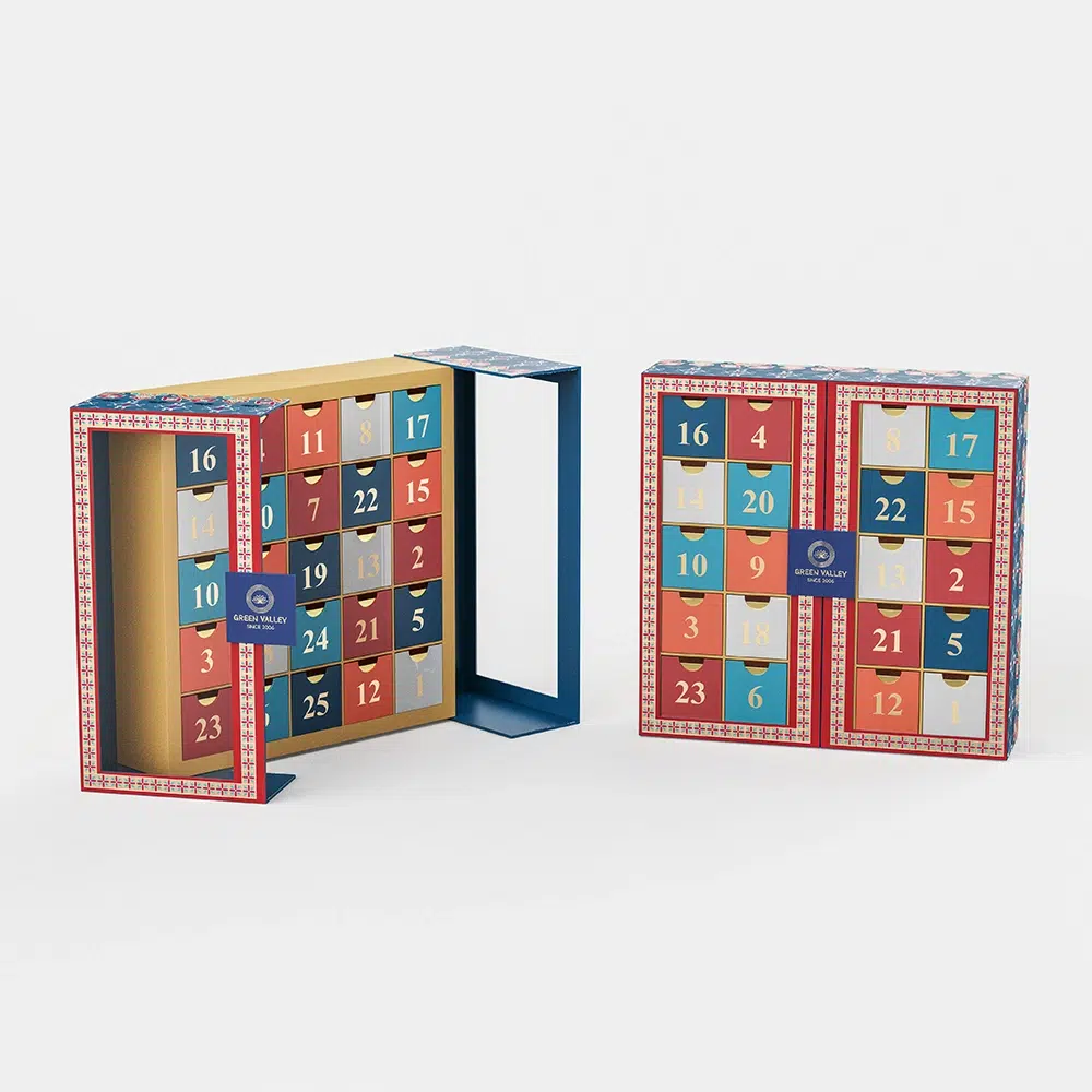 Double Door Open Calendar Gif Box