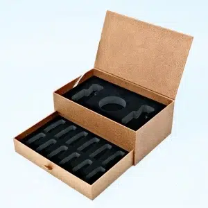 Cosmetic Two Drawer Perfume Storage Gift Mdf Box