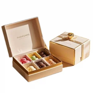 Magnetic Macaron Cookie Top-flip Box