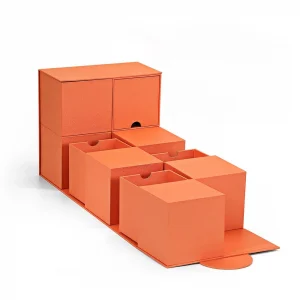 Cubic Shape Foldable Biscuit Paper Box