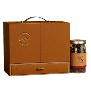 Double Door Open Tea MDF Box With Handle