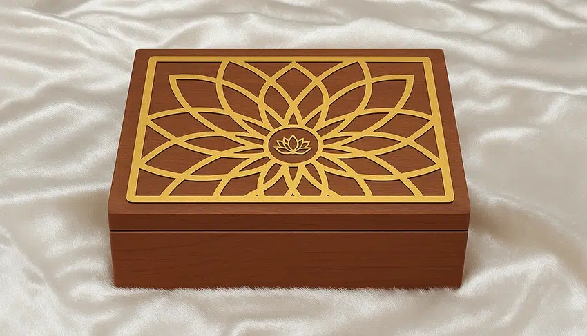 Laser Engraving MDF Box