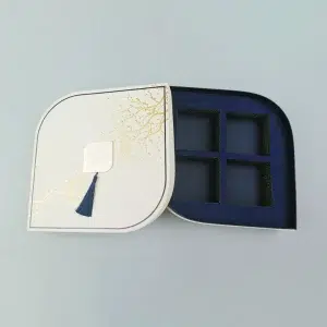 Elegant Leaf Shape Cookie Gift Box