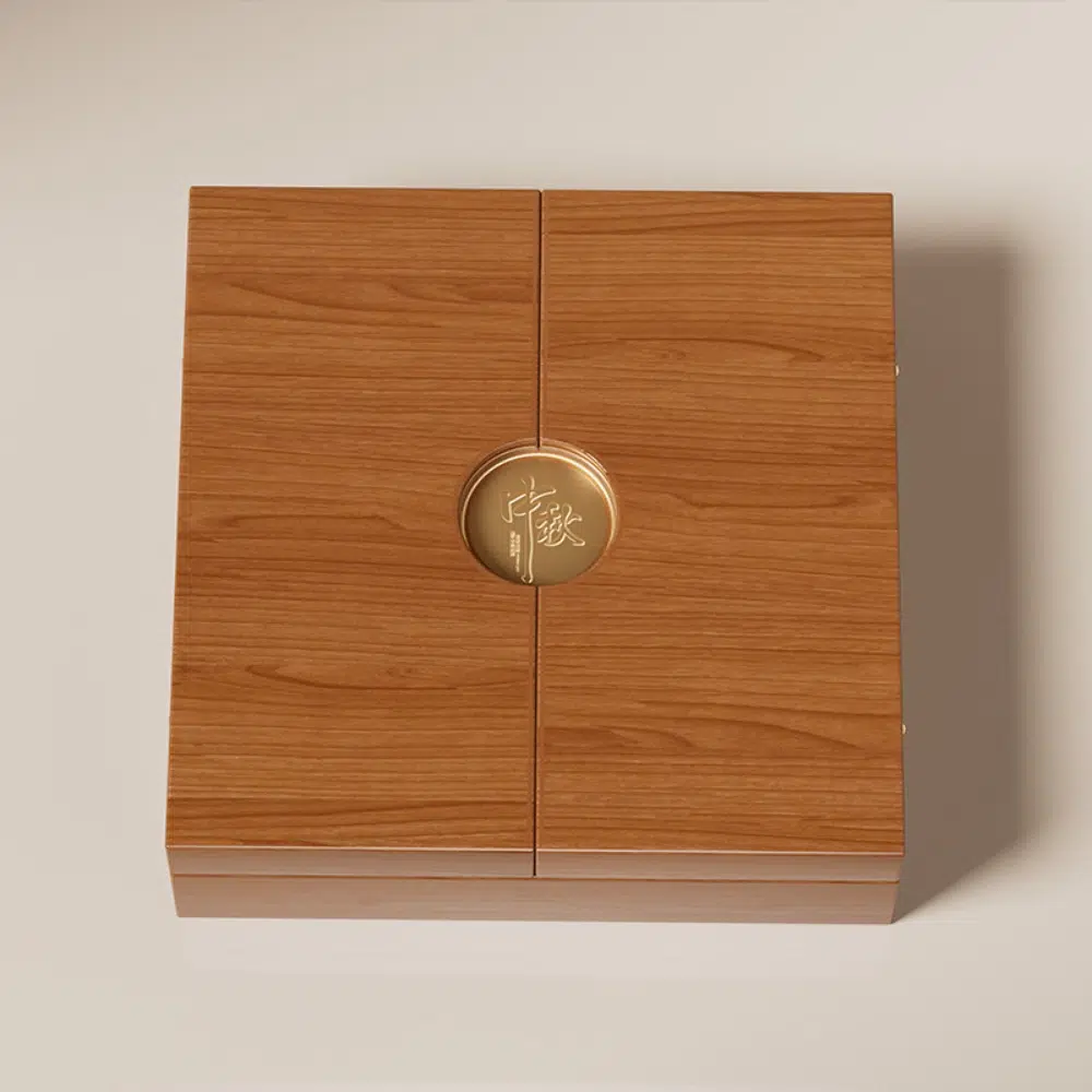 Wood Grain Mdf Cookies Packaging
