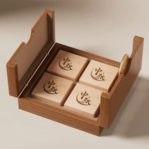 Wood Grain Mdf Cookies Packaging