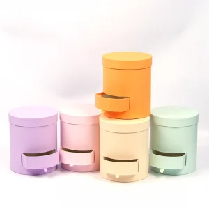Round Tube Cookie Gift Drawer Box