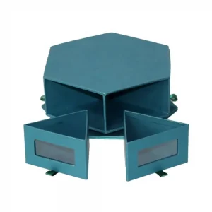Polygonal Shape Drawer Box For Dry Fruits