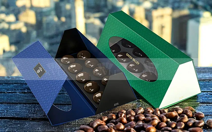 Triangle Shape Magnetic Flip Candy Boxes
