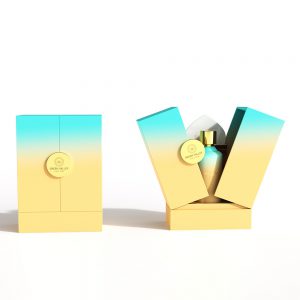Yellow-blue Gradient Perfume Box