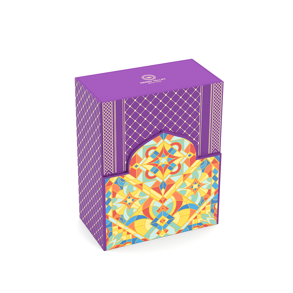 Arabic Purple Perfume Magnetic Box