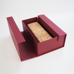 Burgundy Cardboard Glasses Box