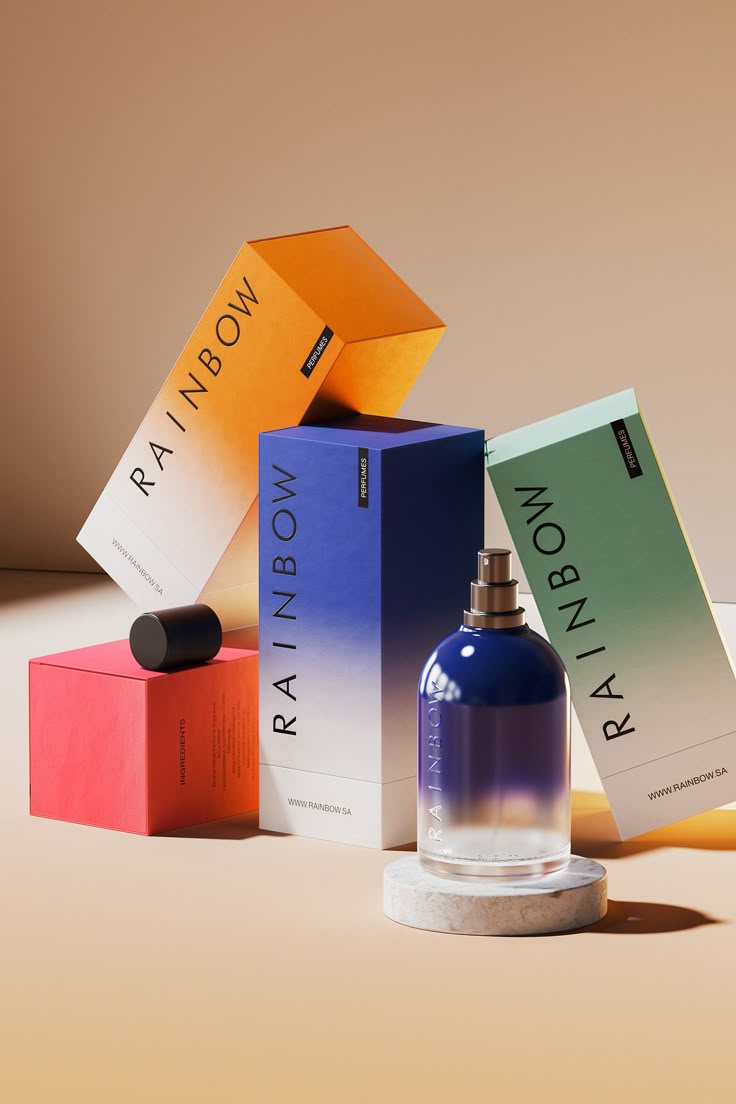 Beautiful Perfume Packaging Design