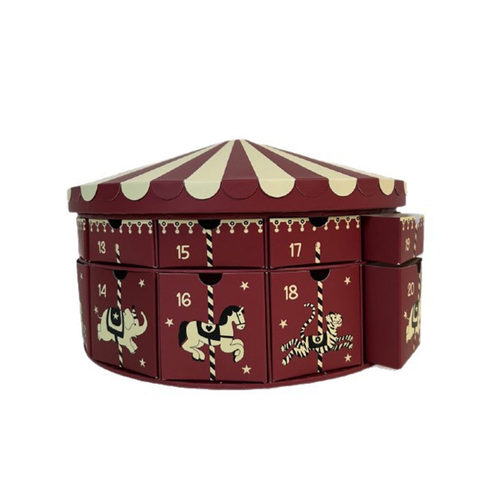 Vintage Circus Advent Calendar Boxes